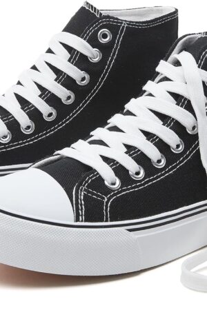 Unisex Fashion High top Sneakers Women Classic High Tops Canvas Shoes Casual Tennis Shoes for Men
