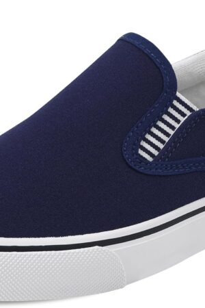 Mens Classic Canvas Shoes Slip on Sneakers Loafers Shoes Casual Fashion Shoes