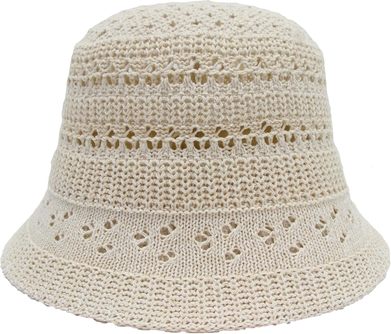 Straw Hats for Women Bucket Hat Packable Sun Hats for Women Woven Knitted Beach Hat Travel Crochet Hat
