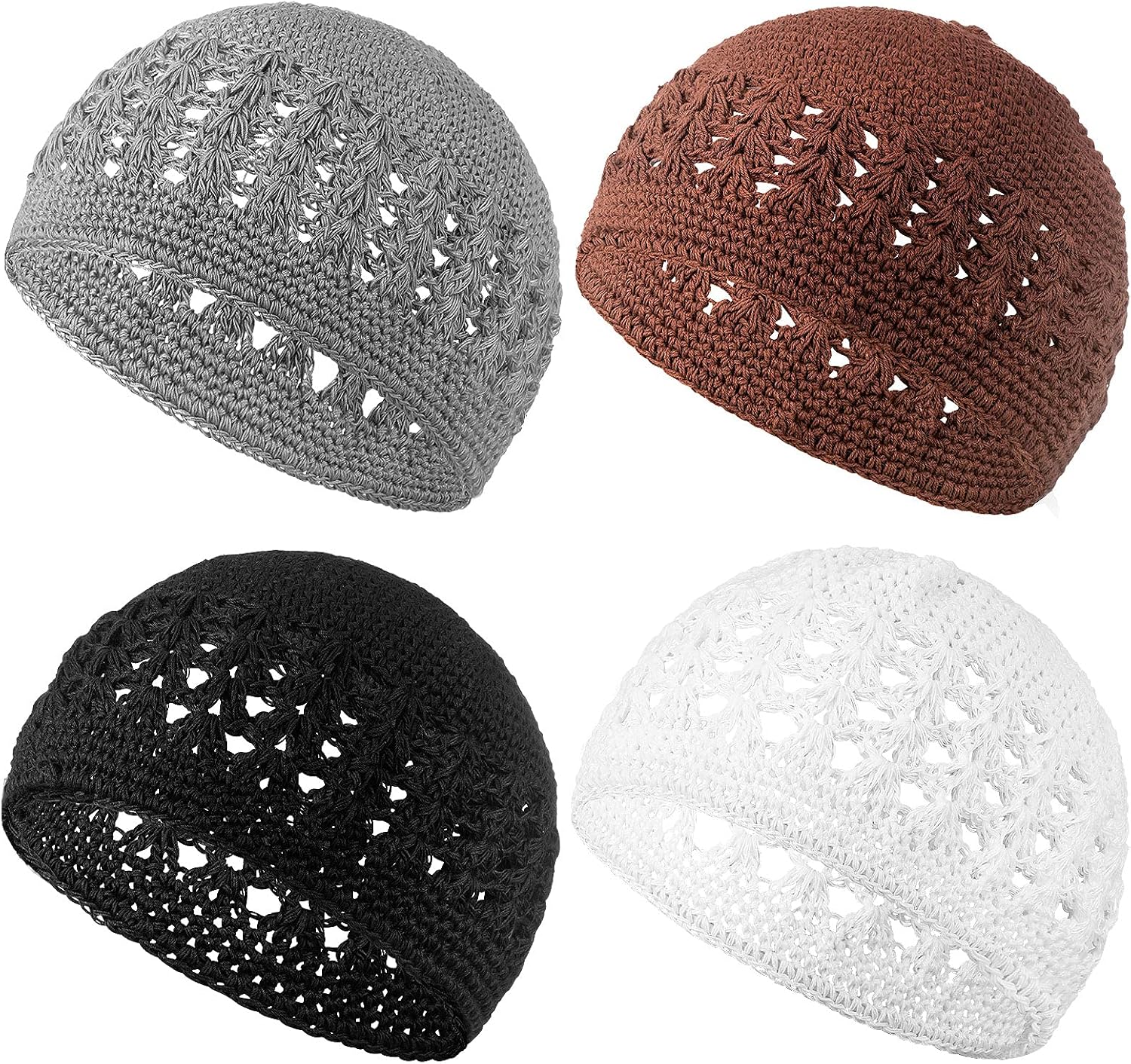 Hat for Men Knit Cap Crochet Beanie Skull Beanie Hat for Men Women